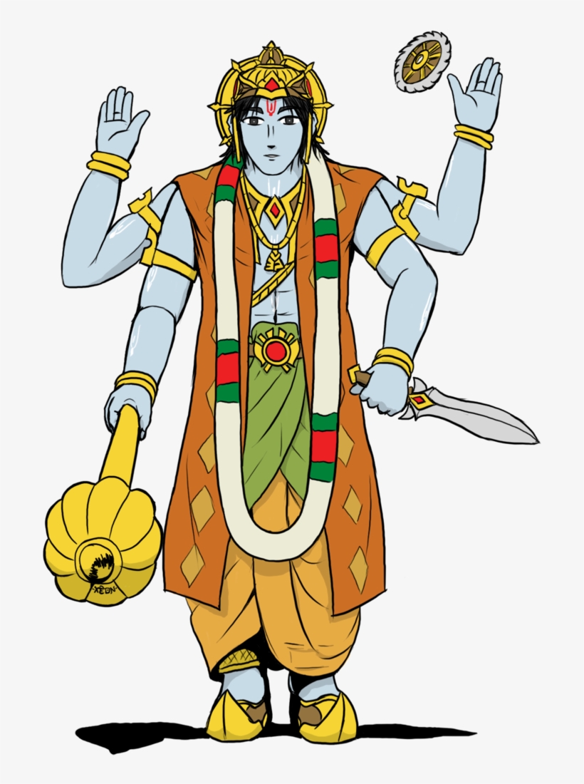 Deva By Vachalenxeon On India Imagenes - พระ นารายณ์ แบบ การ์ตูน, transparent png