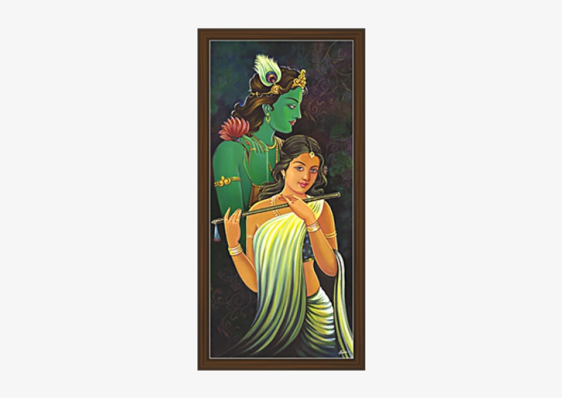 Radha Krishna Paintings - Krishna, transparent png