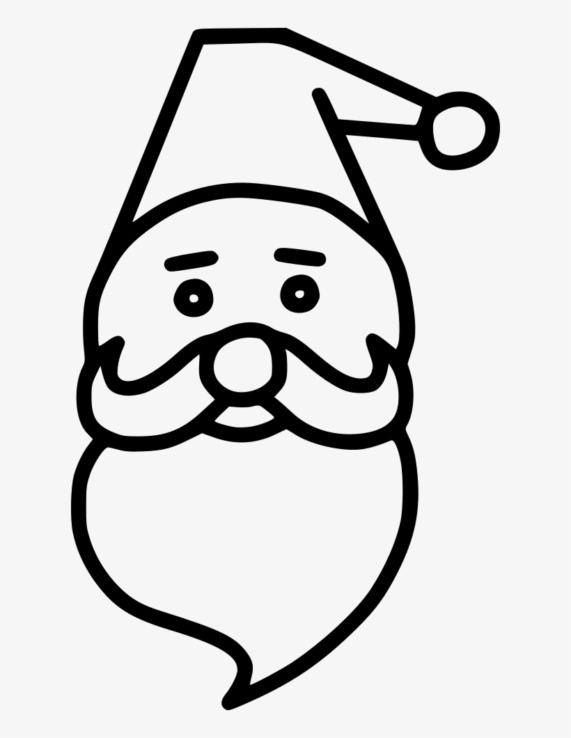 Santa Claus Beard Cap - Santa Claus, transparent png