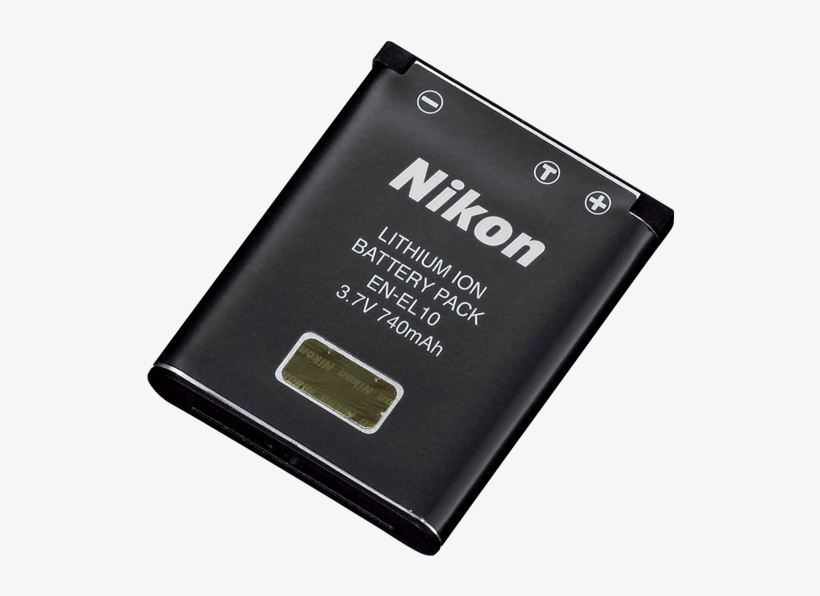 Photo Of En-el10 Rechargeable Battery - Nikon En El10 Battery, transparent png