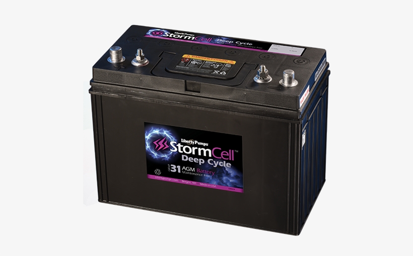 12 Volt Battery - Liberty B12v27-agm, Stormcell 12v Agm Maintenance Free, transparent png