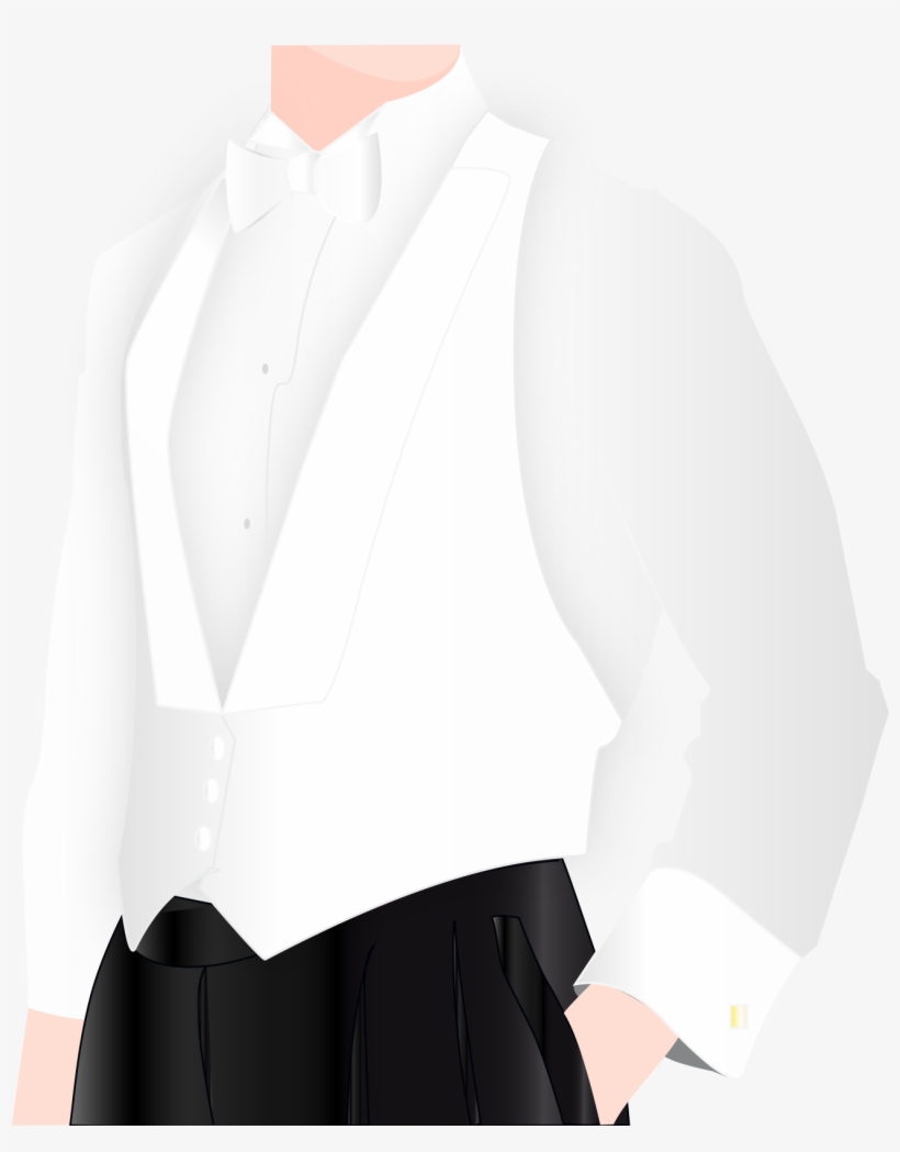 Tailcoat And Waistcoat - White Tie, transparent png