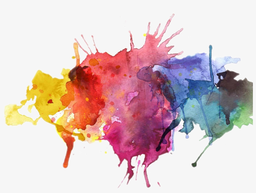 “we Only Build Awesome Websites - Watercolour Paint Abstract Png, transparent png