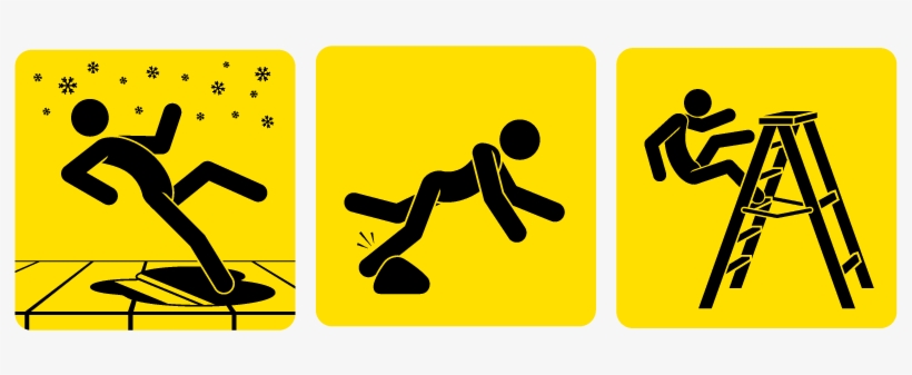 Prevent Slips, Trips And Falls - Slips Trips And Falls Clipart, transparent png