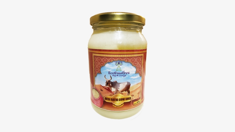 Ecosvasthya Desi Rathi Cow A2 Ghee 475ml - Ghee, transparent png