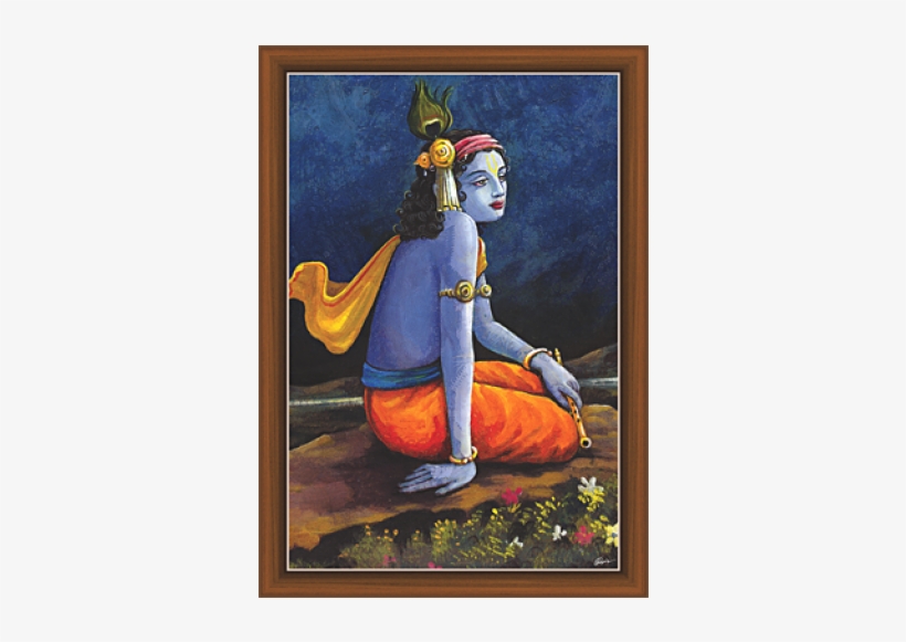 Radha Krishna Paintings - Krishna, transparent png