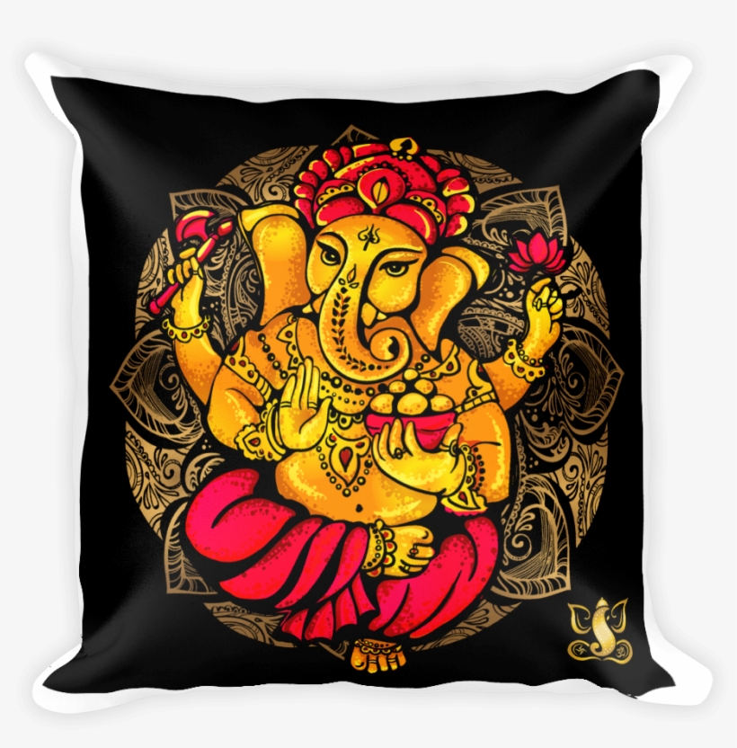 Square Pillow - Ganesha - Ganesh Visarjan 2018 Date, transparent png