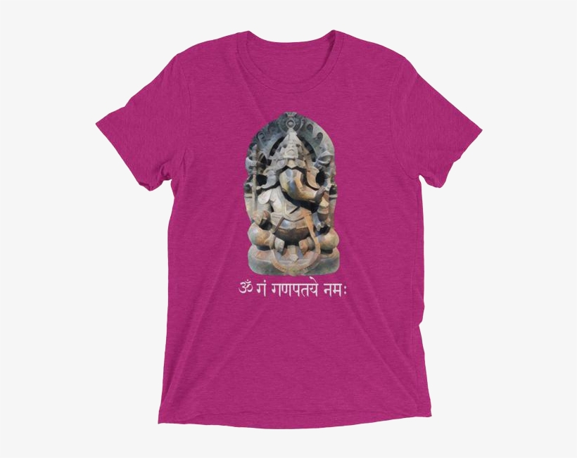 Ganesh Short Sleeve T-shirt - All About The D (premium Triblend), transparent png