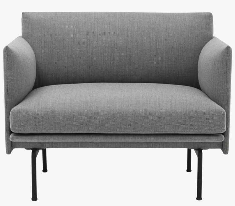 Outline Chair - Muuto Outline Studio Chair, transparent png