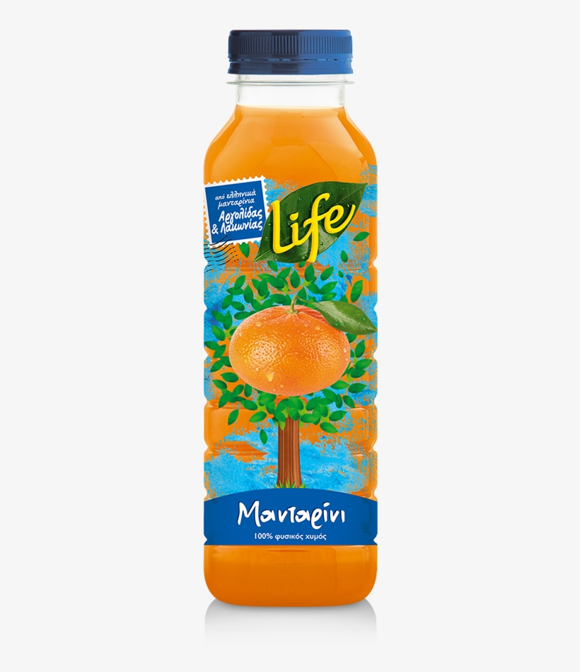 Life Μανταρίνι 400ml - Life Χυμοσ, transparent png