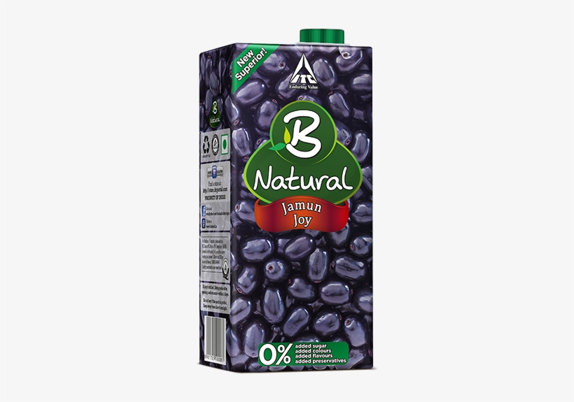 Jamun Joy Juice - B Natural Pomegranate, 200ml, transparent png