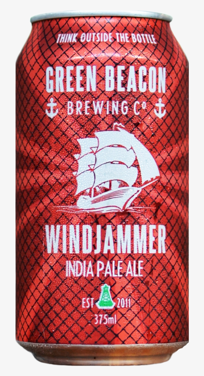 Green Beacon Brewing Windjammer India Pale Ale Cans - Wind Jammer Green Beacon, transparent png