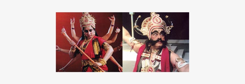 The Story Of The Goddess Durga - Durga Costume Of Dance, transparent png