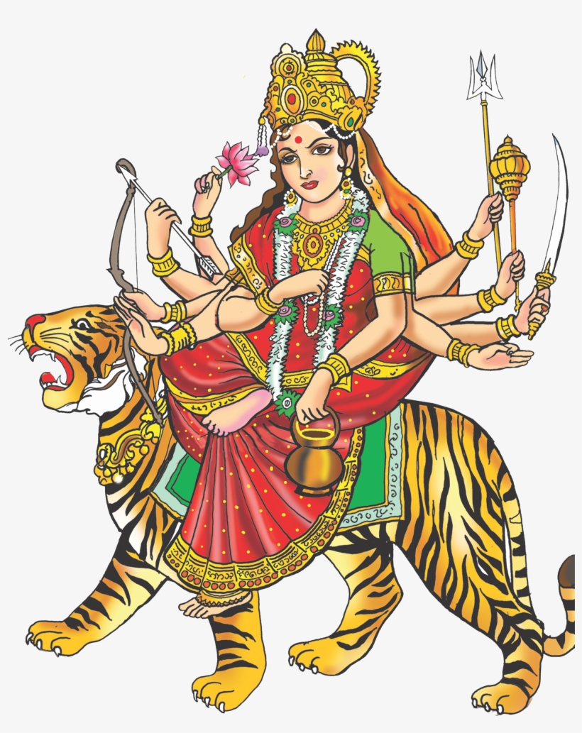 3 Chandrghanta - Navdurga Png, transparent png