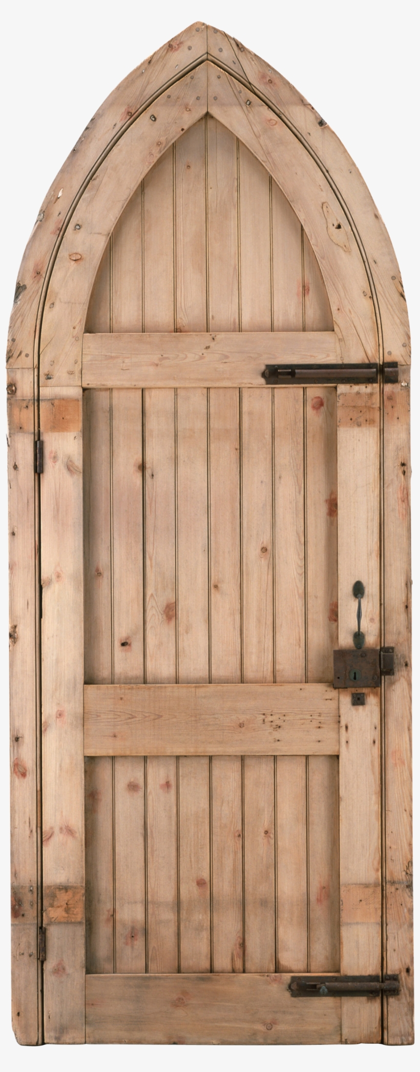 Wooden Castle Door Castle Doors, Castle Window, Dollhouse - Stickers De Porte, transparent png