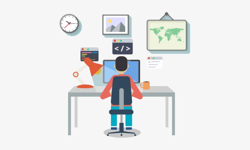 Php/ Mysql Development, And Much More - Web Developer Clipart, transparent png