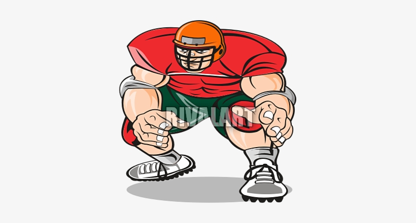 Graphic Black And White Stock Lineman Panda Free Images - Footballlineman, transparent png