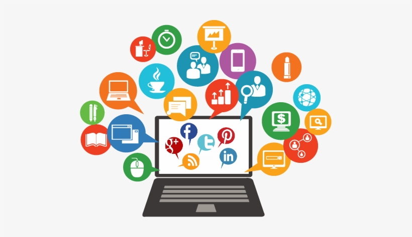 Internet Marketing - Computer Social Media Png, transparent png