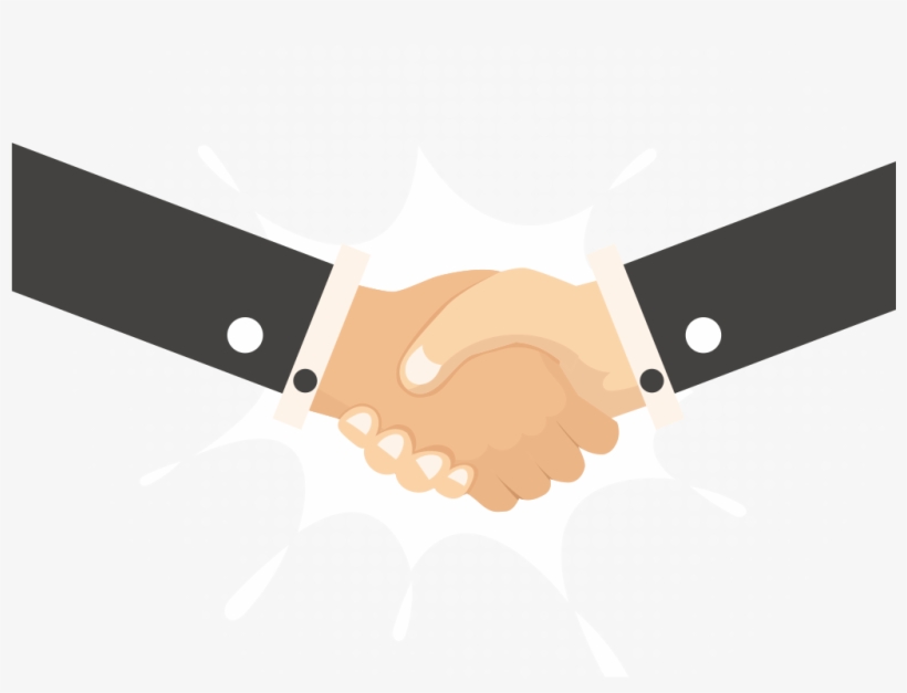 Give Your Brand Some Online Space - Handshake, transparent png