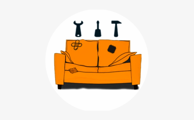 Sofa Repair - Couch Clip Art, transparent png