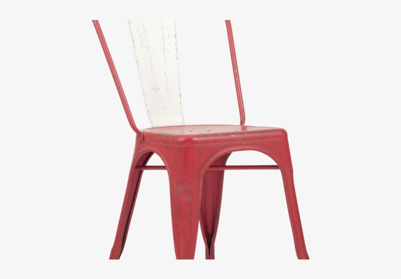Red Vintage Tolix Style Side Chair Caf Chairs Cult - Tolix Vintage Gris, transparent png