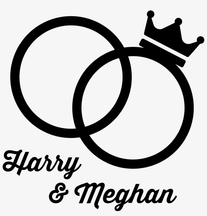 Clipart Wedding Pattern - Harry And Meghan Wedding Clipart, transparent png
