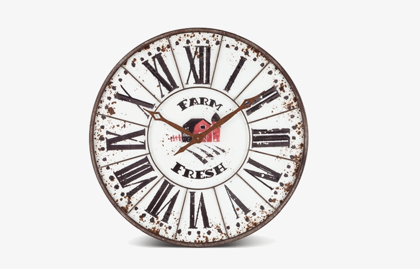 Wall Clock Nauvoo Mercantile Copy, transparent png