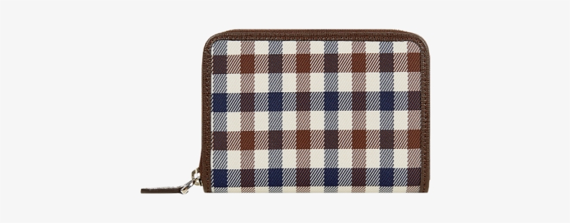 Small Club Check Wallet - Club Check Slim Zip Wallet Aquascutum, transparent png