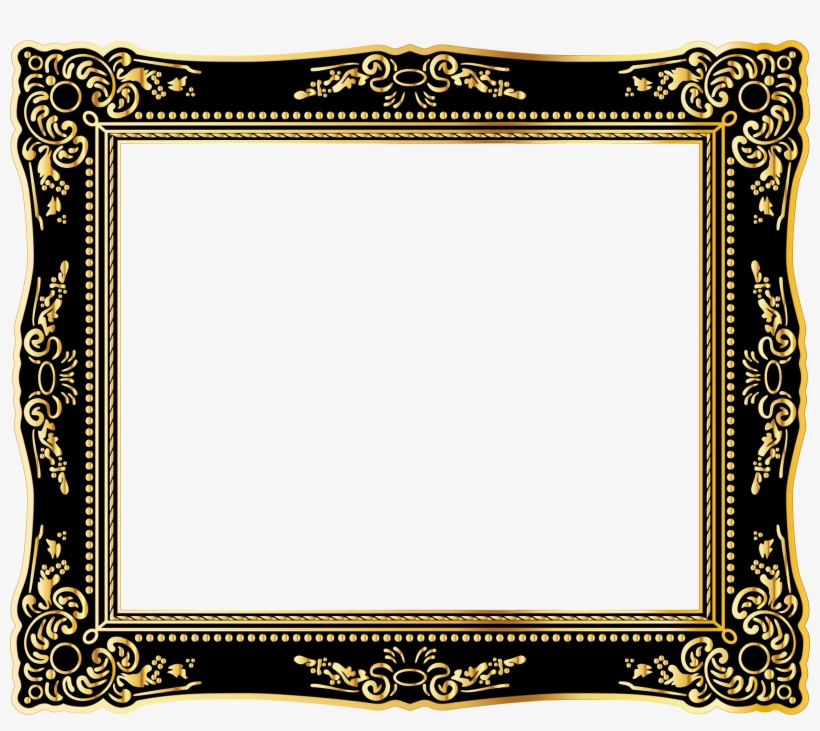 Medium Image - Vintage Gold Frame Png, transparent png