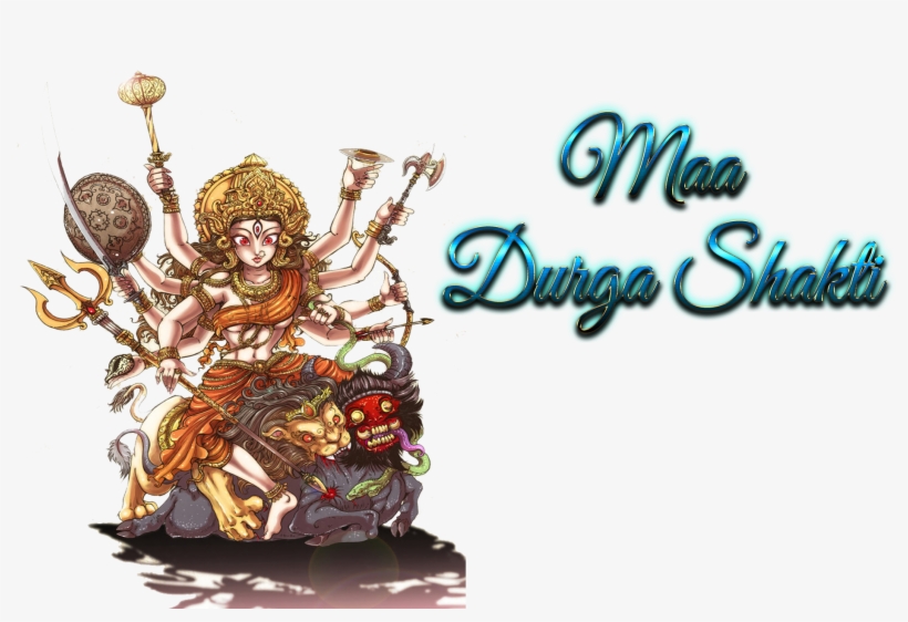 Durga Maa Cartoon Hd, transparent png