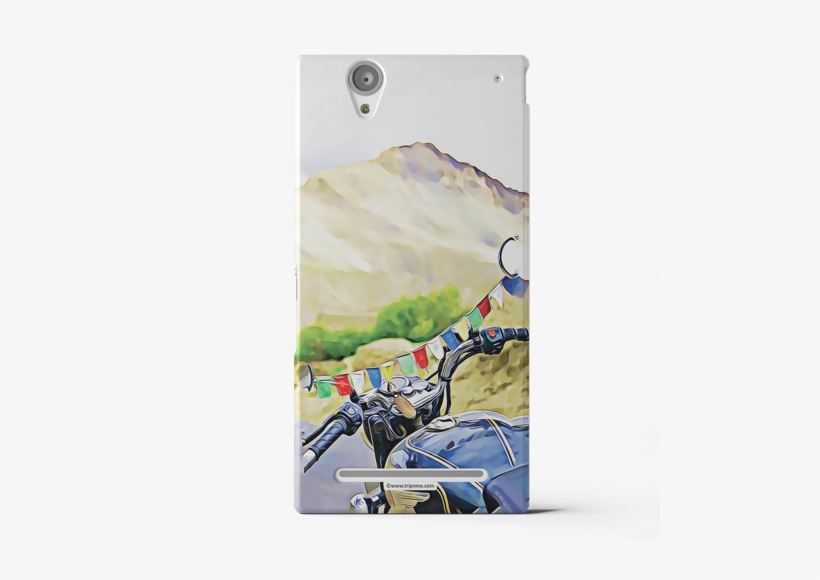 Mobile Case For Sony Xperia T2 Ultra Bike Flags - Freeway, transparent png
