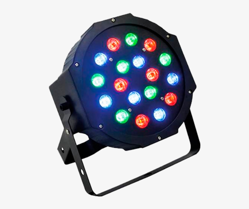 Led Stage Lighting - Moonlight 18x3w Rgb Led Par 4-pack, transparent png