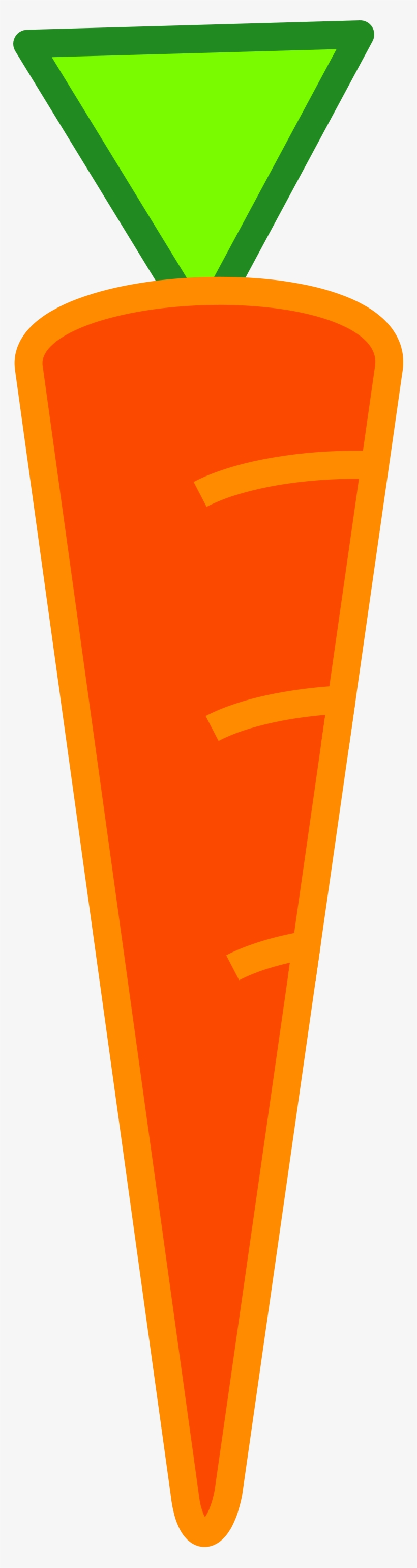 Carrot Clipart Orange Carrot - Carrot Drawing Transparent Background, transparent png