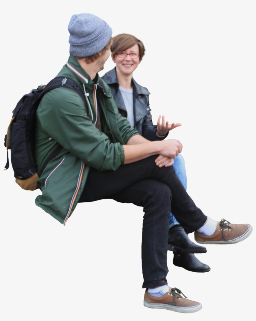 Sitting People Schnittkrper - Old People Sitting Png, transparent png