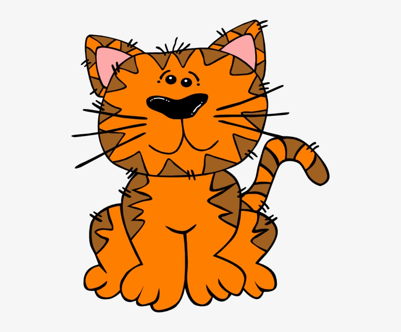 Clip Art At Clker Com Vector Online - Clipart Cat, transparent png