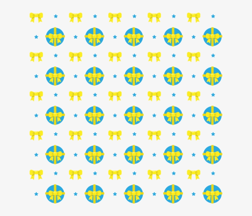Simple Pattern With Gifts, Confetti And Ribbon, Present, - Gift, transparent png