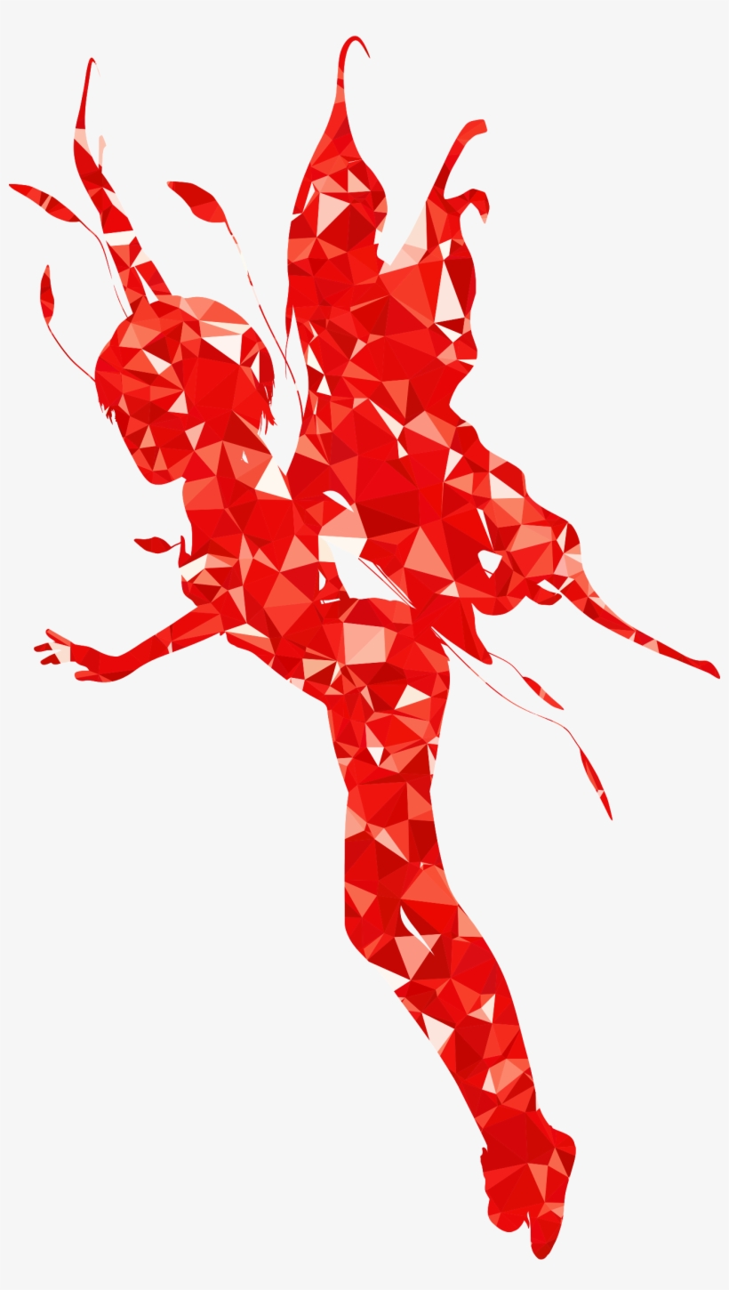 This Free Icons Png Design Of Ruby Female Fairy Silhouette, transparent png