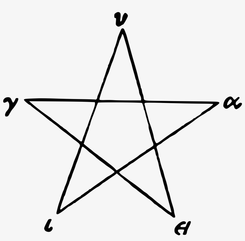 2000px Hugieia Pentagram - Draw A Big Star, transparent png