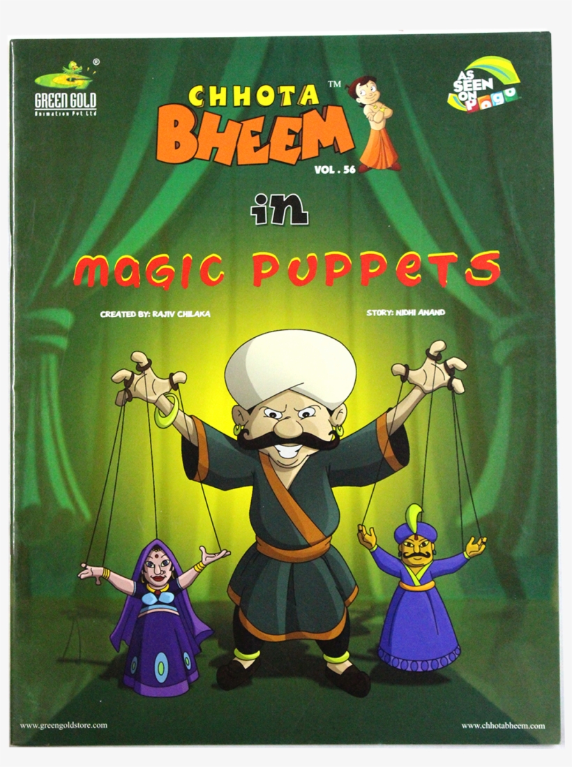 Chhota Bheem In Magic Puppets - Chhota Bheem Vol. 56, transparent png