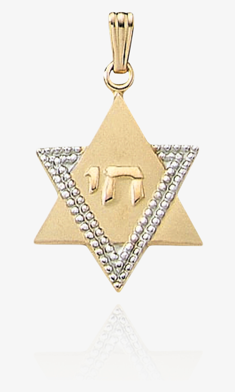 Star Of David With Chai Pendant - Sheriff Badge Costume Accessory, transparent png