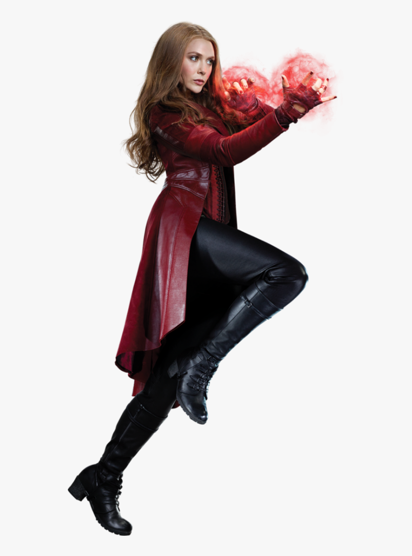Scarlet Witch Right - Captain America 3 Civil War Wanda Scarlet Witch Cosplay, transparent png