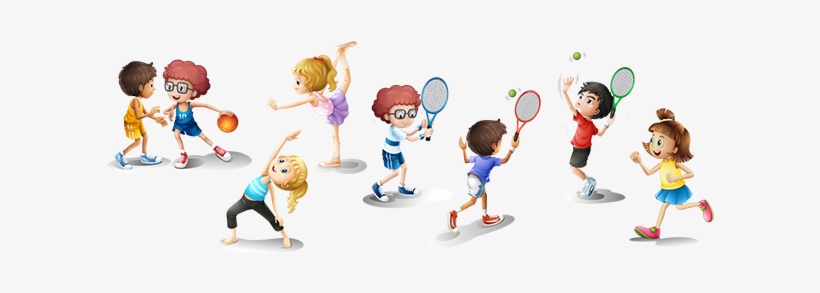 Playing Sports Is More Than Just Competing To Be The - Kids Playing Cartoon, transparent png