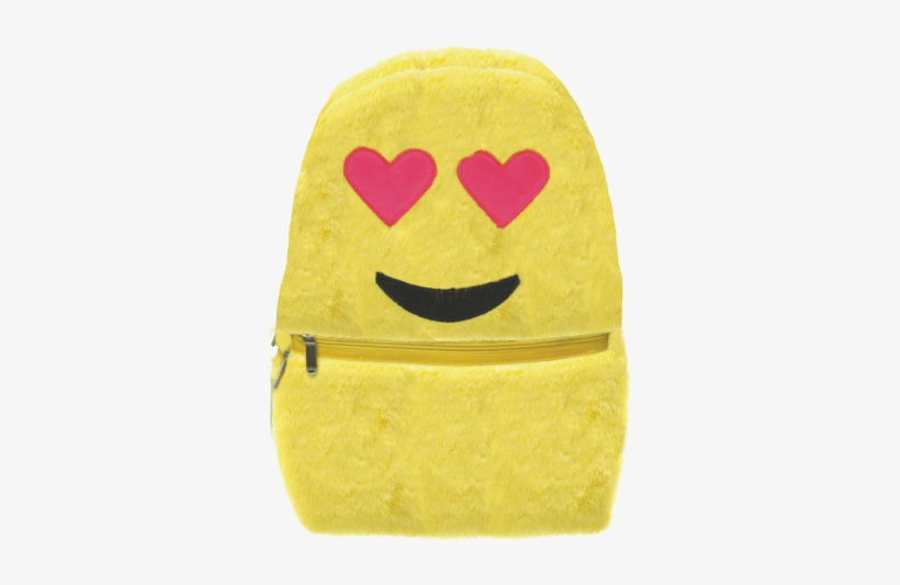 Picture Of Heart Eyes Emoji Furry Backpack - Heart Eyes Emoji Clipboard, transparent png