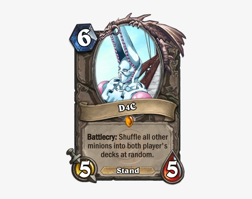 I Turned Jojo Stands Into Hearthstone Cards - Journey To Un Goro Legendaries, transparent png