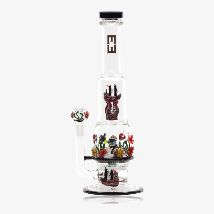 15" Flagship Kraken Dual-use Bong - Bong, transparent png