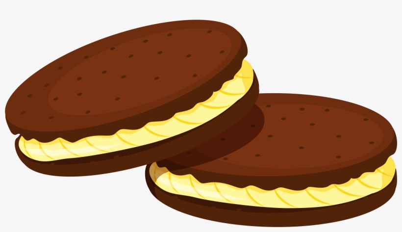Cocoa Sandwich Biscuit Png Clipart Picture - Biscuits Clipart, transparent png