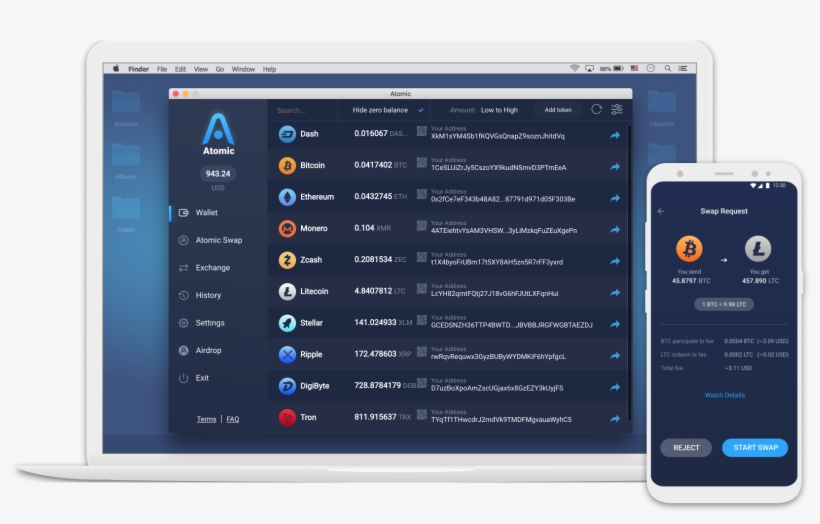 Manage Your Bitcoin, Ethereum, Xrp, Litecoin, Xlm And - Atomic Wallet Io, transparent png