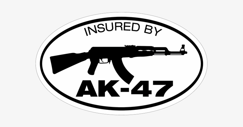 Insured By Ak-47 Decal - Insurance, transparent png