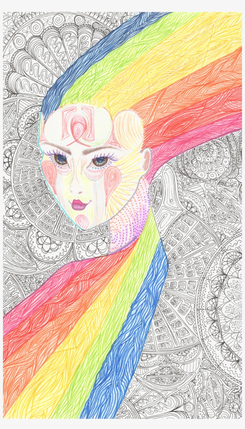 Rainbow Thoughts-knit Top Mastasa - Illustration, transparent png