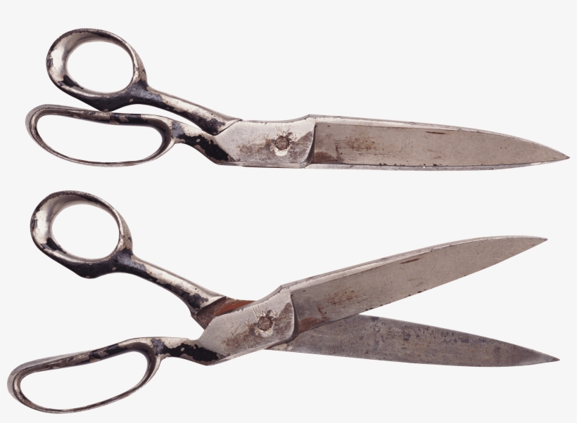 Pair Of Vintage Scissors - Vintage Scissors, transparent png